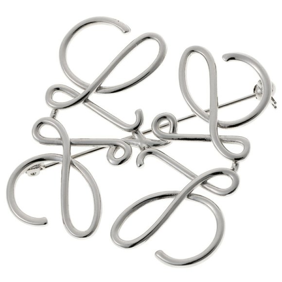 LOEWE Silver Brooch